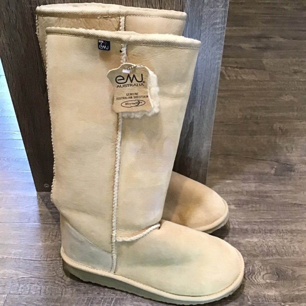 Vintage EMU Australia Men's Sheepskin Boots Size 12
